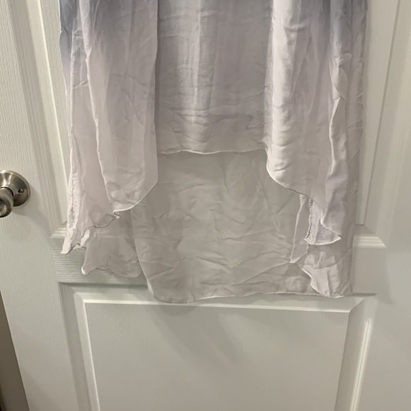 Italian Made Purple Ombré Silk Dress size Small/Medium - Picture 4 of 10